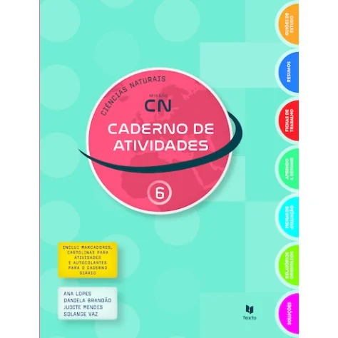 9789724759562 - Missão CN 6 - Ciências Naturais - Caderno de Atividades 9789724759562 - Missão CN 6 - Ciências Naturais - Caderno de Atividades