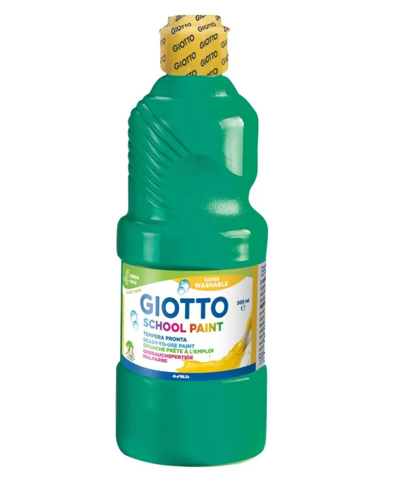 Frasco Guache Escolar Giotto 500 ml 535312 Verde Frasco Guache Escolar Giotto 500 ml 535312 Verde