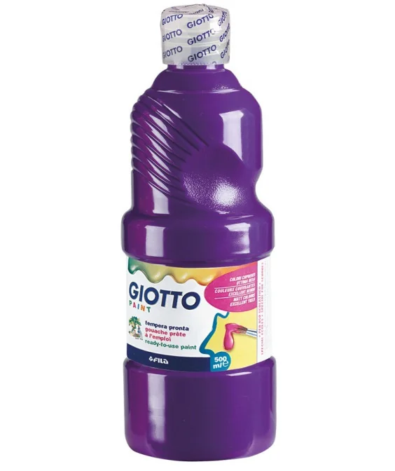 Frasco Guache Escolar Giotto 500 ml 535319 Violeta Frasco Guache Escolar Giotto 500 ml 535319 Violeta