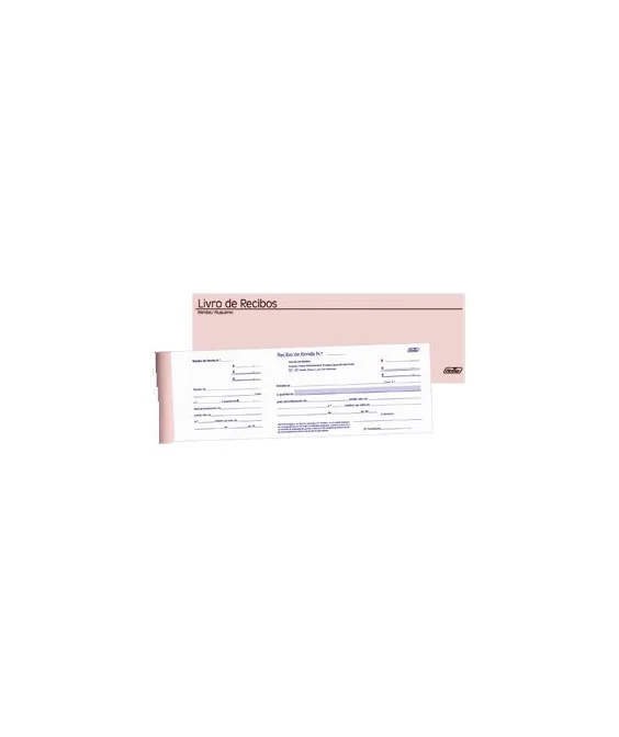 Livro de Recibos de Aluguer 105x290 100Fls. Livro de Recibos de Aluguer 105x290 100Fls.