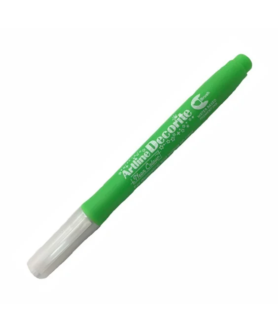 Marcador Artline Decorite Brush Neon Verde Marcador Artline Decorite Brush Neon Verde