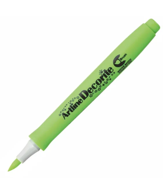 Marcador Artline Decorite Brush Verde Marcador Artline Decorite Brush Verde