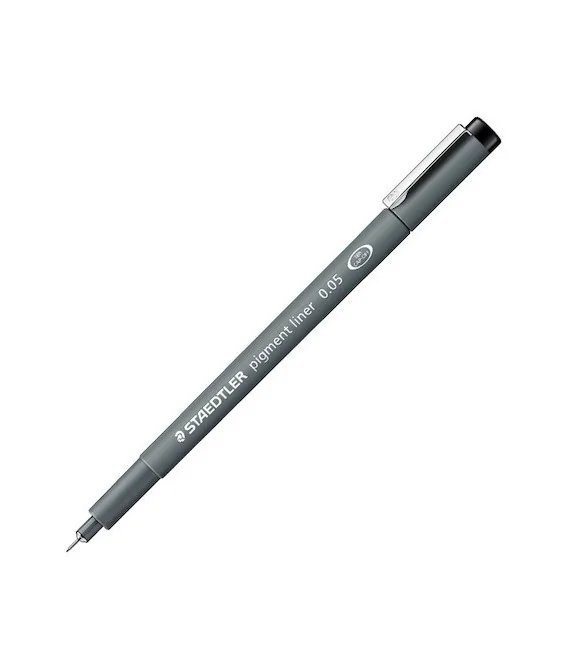 Marcador Calibrado Staedtler 308 Pigment Liner Preto 0,05mm Marcador Calibrado Staedtler 308 Pigment Liner Preto 0,05mm