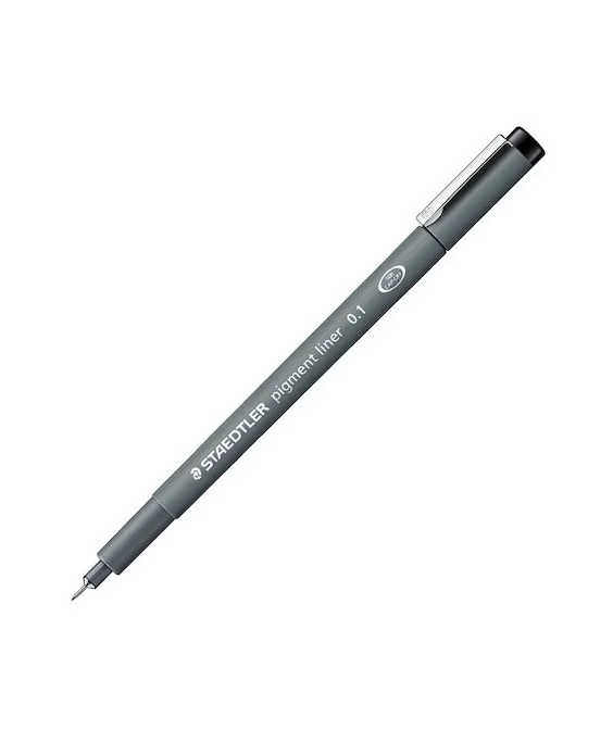 Marcador Calibrado Staedtler 308 Pigment Liner Preto 0,1mm Marcador Calibrado Staedtler 308 Pigment Liner Preto 0,1mm