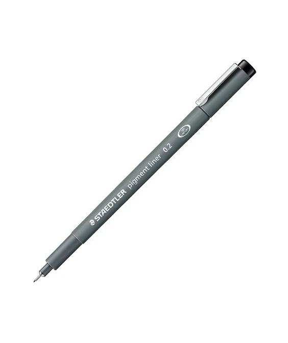Marcador Calibrado Staedtler 308 Pigment Liner Preto 0,2mm Marcador Calibrado Staedtler 308 Pigment Liner Preto 0,2mm