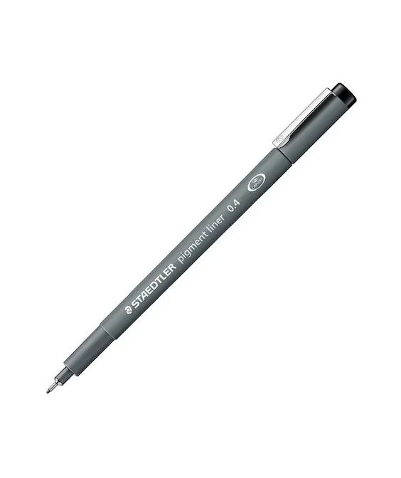 Marcador Calibrado Staedtler 308 Pigment Liner Preto 0,4mm Marcador Calibrado Staedtler 308 Pigment Liner Preto 0,4mm