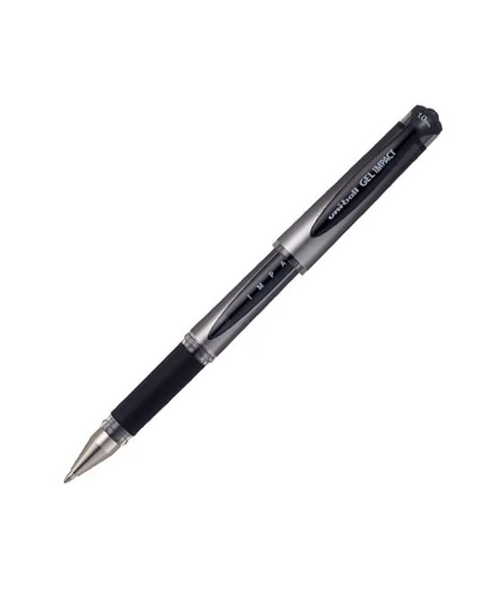 Marcador Gel UniBall Impact UM-153S Preto Marcador Gel UniBall Impact UM-153S Preto