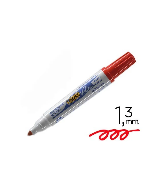 Marcador Quadro Branco BIC Velleda 1701 Vermelho Marcador Quadro Branco BIC Velleda 1701 Vermelho