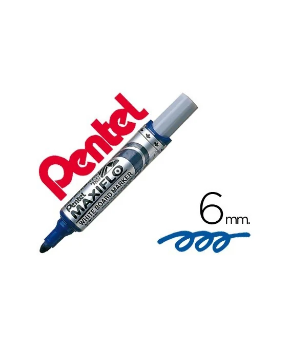 Marcador p/Quadro Branco Pentel Maxiflo MWL5M Azul Marcador p/Quadro Branco Pentel Maxiflo MWL5M Azul