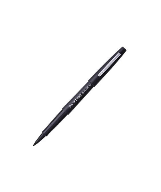 Marcador Papermate Futura Flair Nylon M Preto Marcador Papermate Futura Flair Nylon M Preto