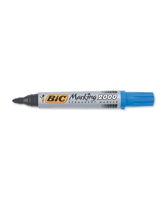 Marcador Permanente BIC Ponta Redonda 2000 Azul Marcador Permanente BIC Ponta Redonda 2000 Azul