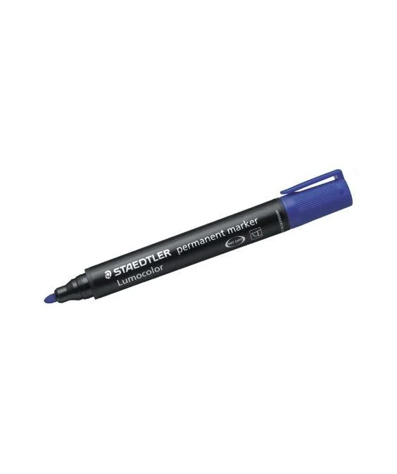 Marcador Permanente Staedtler Ponta Redonda 352 Azul Marcador Permanente Staedtler Ponta Redonda 352 Azul
