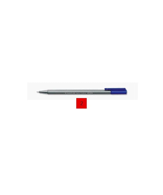 Marcador Staedtler Fineliner 334-2 Vermelho Marcador Staedtler Fineliner 334-2 Vermelho