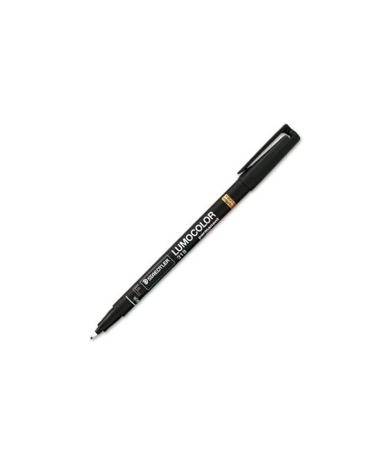 Marcador Staedtler Lumocolor para Acetato Ponta Fina 0,6mm 318-9 Preto Marcador Staedtler Lumocolor para Acetato Ponta Fina 0,6mm 318-9 Preto