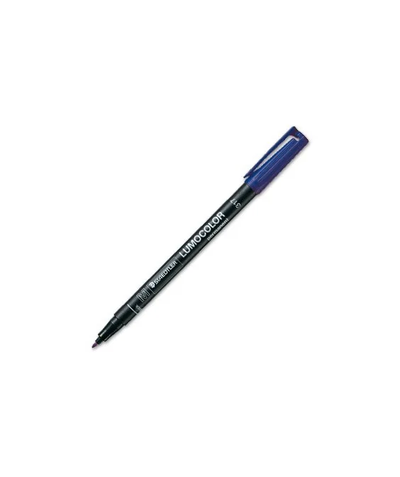 Marcador Staedtler Lumocolor para Acetato Ponta Média 1mm 317-3 Azul Marcador Staedtler Lumocolor para Acetato Ponta Média 1mm 317-3 Azul