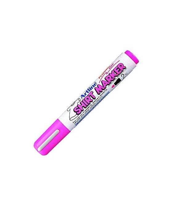 Marcador T-Shirt Marker Artline 2mm EKT-2 Fluorescente Rosa Marcador T-Shirt Marker Artline 2mm EKT-2 Fluorescente Rosa