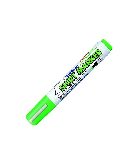Marcador T-Shirt Marker Artline 2mm EKT-2 Fluorescente Verde Marcador T-Shirt Marker Artline 2mm EKT-2 Fluorescente Verde