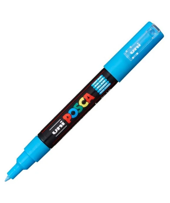 Marcador Uni Posca PC-1M 0,7mm Azul Claro Marcador Uni Posca PC-1M 0,7mm Azul Claro