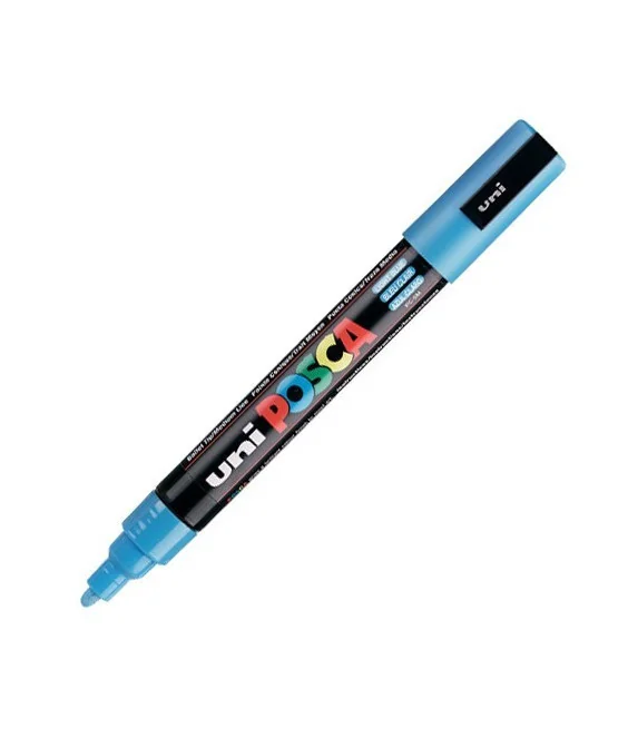Marcador Uni Posca PC-5M 1,8mm Azul Claro Marcador Uni Posca PC-5M 1,8mm Azul Claro