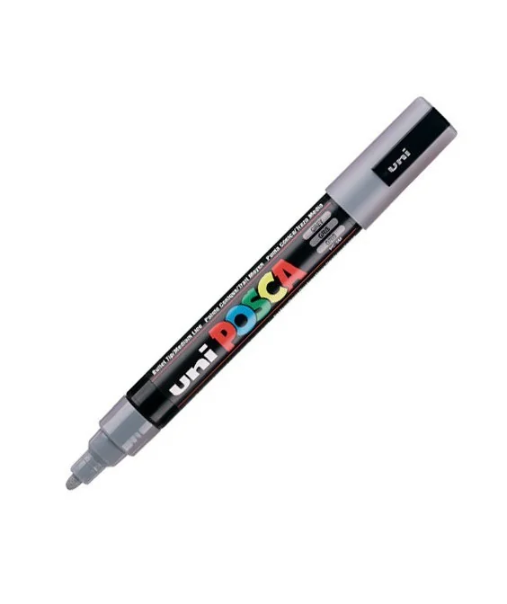 Marcador Uni Posca PC-5M 1,8mm Cinza Marcador Uni Posca PC-5M 1,8mm Cinza