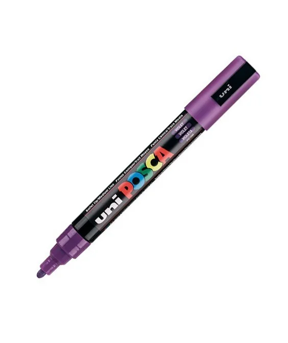 Marcador Uni Posca PC-5M 1,8mm Violeta Marcador Uni Posca PC-5M 1,8mm Violeta