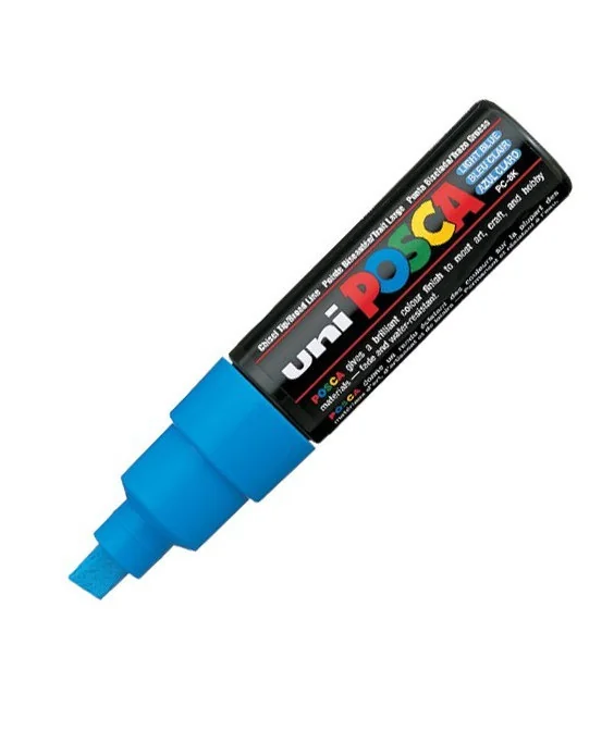 Marcador Uni Posca PC-8K 8mm Azul Claro Marcador Uni Posca PC-8K 8mm Azul Claro
