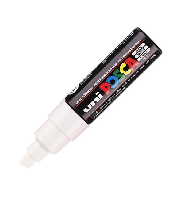 Marcador Uni Posca PC-8K 8mm Branco Marcador Uni Posca PC-8K 8mm Branco
