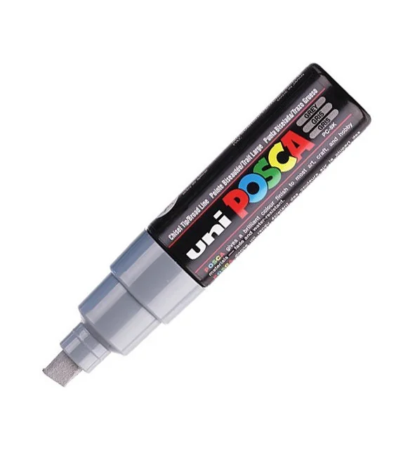 Marcador Uni Posca PC-8K 8mm Cinza Marcador Uni Posca PC-8K 8mm Cinza