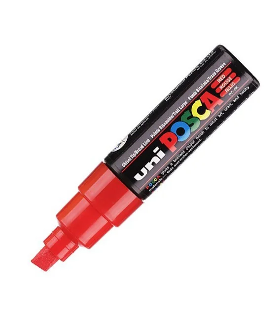 Marcador Uni Posca PC-8K 8mm Vermelho Marcador Uni Posca PC-8K 8mm Vermelho