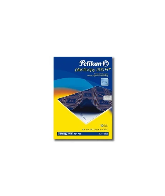 Pack 100 Folhas Papel Quimico A4 Pelikan Azul Pack 100 Folhas Papel Quimico A4 Pelikan Azul