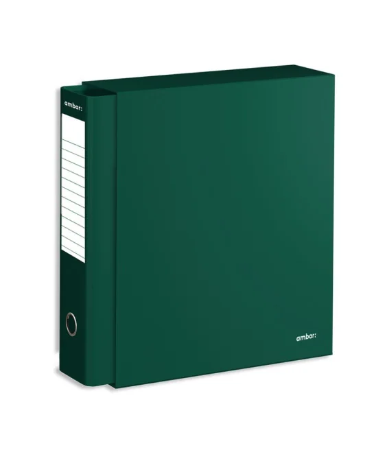 Pasta de Arquivo c/ Caixa Ambar Archiclass A4 L/L 80mm Din Verde Pasta de Arquivo c/ Caixa Ambar Archiclass A4 L/L 80mm Din Verde