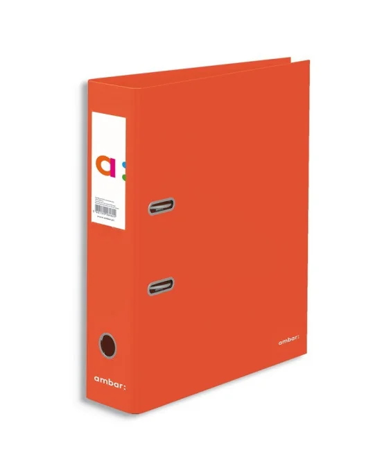 Pasta de Arquivo Ambar A4 L/L 80mm Lisa Azul Vermelho Claro Pasta de Arquivo Ambar A4 L/L 80mm Lisa Azul Vermelho Claro
