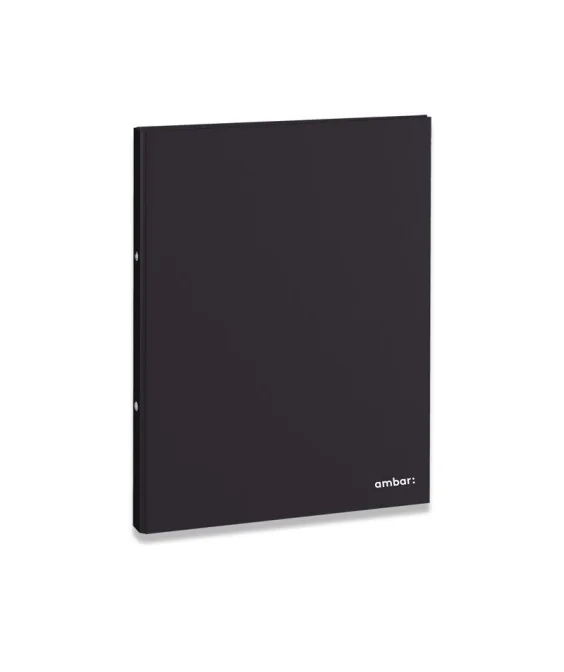 Pasta Dossier Ambar Ideas A4 L/20mm Lisa Preto Pasta Dossier Ambar Ideas A4 L/20mm Lisa Preto