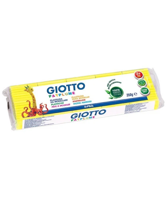 Plasticina Vegetal Giotto Patplume 350grs 510101 Amarelo Plasticina Vegetal Giotto Patplume 350grs 510101 Amarelo