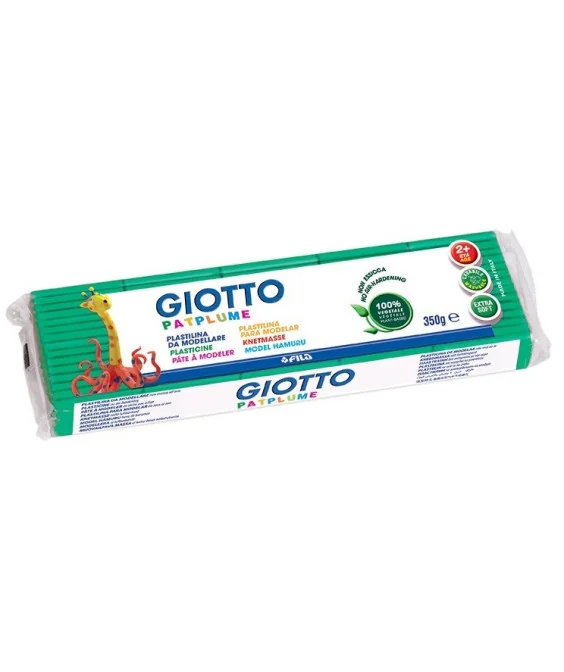 Plasticina Vegetal Giotto Patplume 350grs 510104 Verde Plasticina Vegetal Giotto Patplume 350grs 510104 Verde