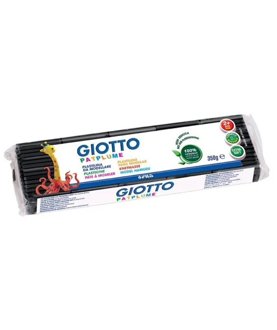 Plasticina Vegetal Giotto Patplume 350grs 510105 Preto Plasticina Vegetal Giotto Patplume 350grs 510105 Preto