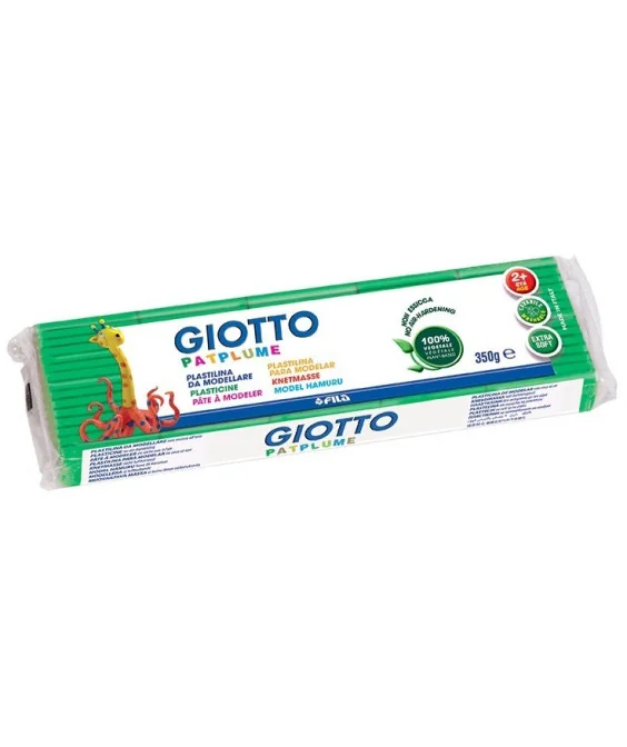 Plasticina Vegetal Giotto Patplume 350grs 510108 Verde Claro Plasticina Vegetal Giotto Patplume 350grs 510108 Verde Claro