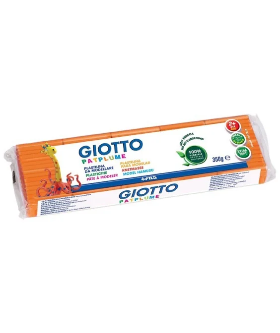 Plasticina Vegetal Giotto Patplume 350grs 510110 Laranja Plasticina Vegetal Giotto Patplume 350grs 510110 Laranja