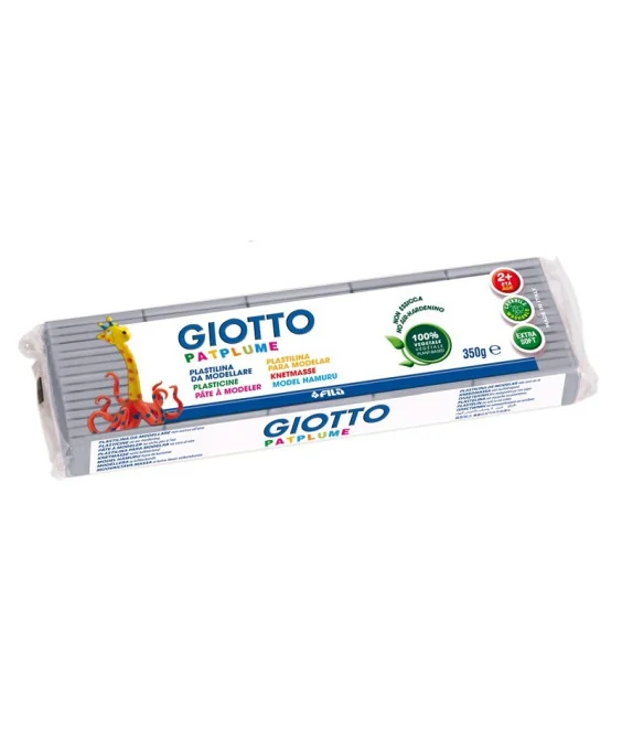Plasticina Vegetal Giotto Patplume 350grs 510113 Cinza Plasticina Vegetal Giotto Patplume 350grs 510113 Cinza