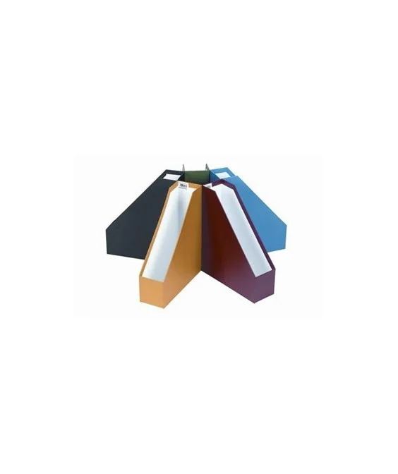 Porta Revistas em Cartão 8cm Comercial Preto Porta Revistas em Cartão 8cm Comercial Preto