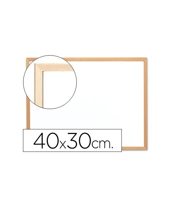 Quadro Branco Moldura em Madeira 40x30cms Quadro Branco Moldura em Madeira 40x30cms