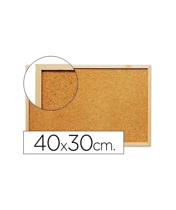 Quadro de Cortiça Moldura em Madeira 40x30cms Quadro de Cortiça Moldura em Madeira 40x30cms