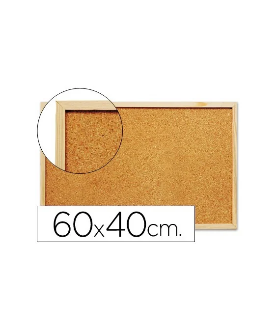 Quadro de Cortiça Moldura em Madeira 60x40cms Quadro de Cortiça Moldura em Madeira 60x40cms