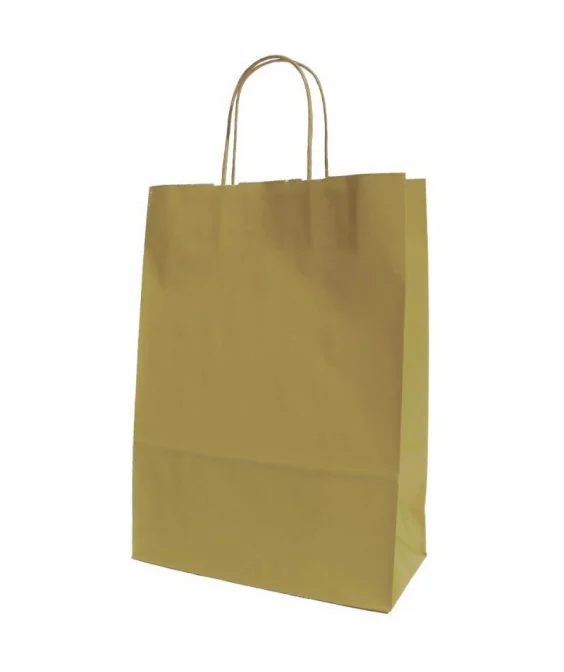 Saco Papel Mini A5 18x8x23cms Ouro Saco Papel Mini A5 18x8x23cms Ouro