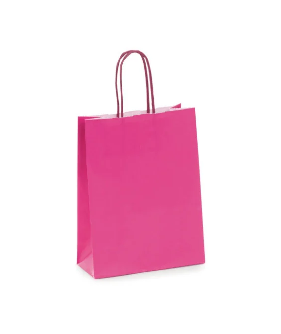 Saco Papel Pequeno A4 24x11x32cms Fuschia Saco Papel Pequeno A4 24x11x32cms Fuschia