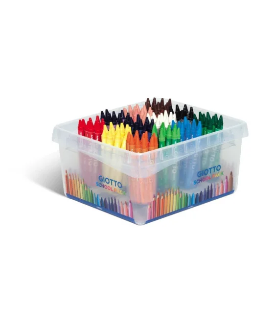 Schoolpack 144 Lápis de Cera Giotto 524300 Schoolpack 144 Lápis de Cera Giotto 524300