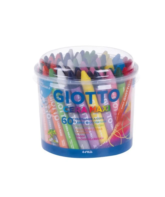 Schoolpack 60 Lápis de Cera Maxi Giotto 519200 Schoolpack 60 Lápis de Cera Maxi Giotto 519200
