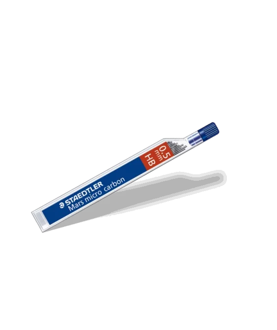 Tubo 12 Minas Staedtler Mars Micro 250 0.5mm 2B Tubo 12 Minas Staedtler Mars Micro 250 0.5mm 2B