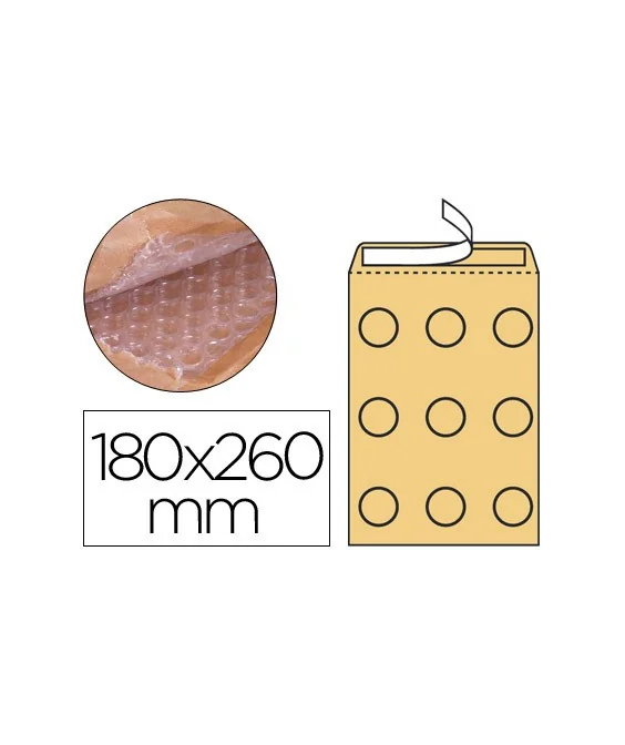 Envelope Almofadado Q-Connect Creme D/1 180x260mm Envelope Almofadado Q-Connect Creme D/1 180x260mm