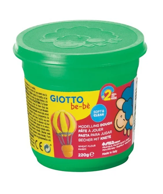 Boião Pasta de Modelar Giotto BeBé 220 gr 463002 Verde Boião Pasta de Modelar Giotto BeBé 220 gr 463002 Verde